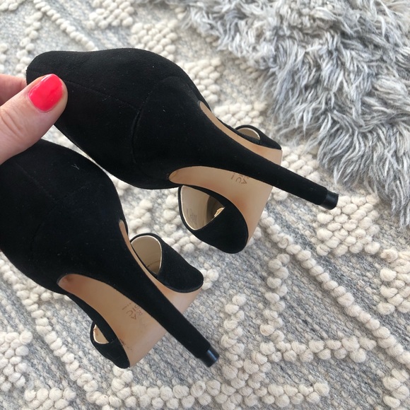 Zara velvety heels Zara size 37 - lightly worn - Picture 5 of 6